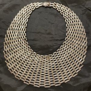 sterling silver collar necklace